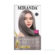 Miranda Hair Color Ash Blonde Terbaru / Pewarna Rambut Grey Silver