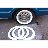 LIS BAN MOBIL PUTIH RING 12/13/14/15/16 Universal Whitewall