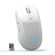 Illuminated Creative Hole Mouse Wireless Gaming Mouse RGB Lightweight Wireless Hollow-out Mouse