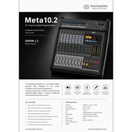 black spider mate 10.2-CHannel digital powered mixer