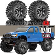 4Pcs 120mm 12mm Hex RS RC Metal 1.9" Beadlock Wheel Rim Rubber Tire Set for 1/10 Traxxas TRX4 RC4WD 