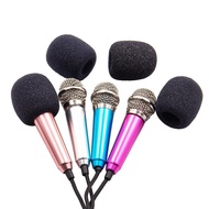Portable 3.5mm Stereo Studio Mic KTV Karaoke Mini Microphone For Smart Phone Laptop PC Desktop Handheld Audio Microphone