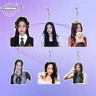 Keychain printed with AHYEON Babymonster idol acrylic decorative hanging accessory