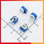[20 Pieces]- RM063-102-V2 Variable Resistor, Button Potentiometer 1 KOhm Horizontal Adjustment 0.1W 