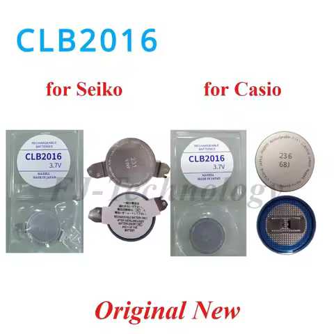 CLB2016 for SEIKO 7X52 and GPW-1000 CLB 2016 3.7V for Seiko Original Bracket Solar Charging Battery 