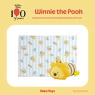 💫泰國代購  🍯Winnie the Pooh Honey Bloom  小熊維尼100周年 公仔毛毯