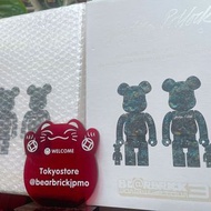 現貨JACKSON POLLOCK STUDIO CHROME VER.100％ & 400％ BE@RBRICK