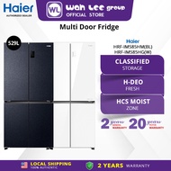 Haier 529L 4-Door Twin Inverter Refrigerator / Fridge / HCS Moist Zone / H-DEO Fresh - HRF-IM585HG(W