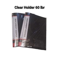 MAP CLEAR HOLDER FOLIO F4 60 LBR BLACK MAP FILE DOCUMENT KEEPER HOLDER File Folder File Organizer