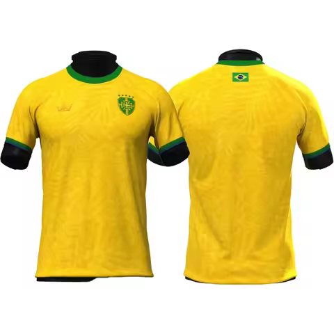 2025 Summer Brazil Football Theme Limited Edition Quick drying Training T-shirt, Men's and Women's F