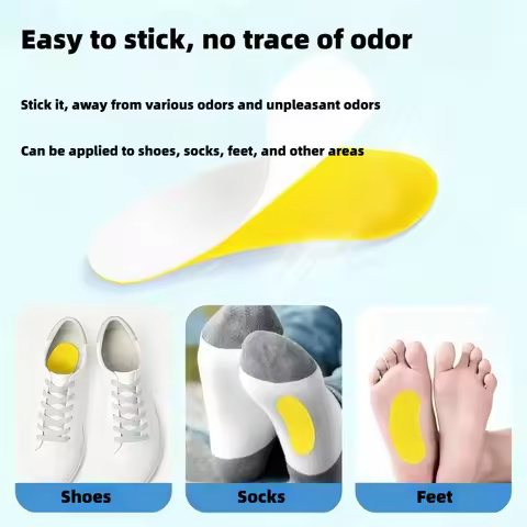 10PCS Shoes Odor Remover Deodorant Patch Foot Odor Sweat Deodorants Sneaker Smell Fresh Insole Antip