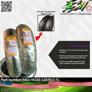 TAYAR 17" TUBELESS ORIGINAL 100% ESR MOTOR HOT MELT TECHNOLOGY TYRE