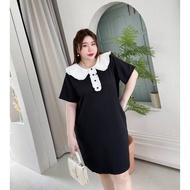 Na-bi Dress (Na-bi) Korean For Chubby Women Bust 50"
