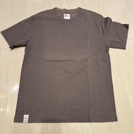 Inhere 舊版 pocket tee 啡色 做舊款