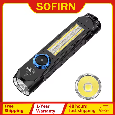 Sofirn IF23 PRO RGB Light 5000lm XHP70B Powerful LED Flashlight 21700 5V 3A USB C Rechargeable Torch