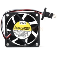 New A90L-0001-0508 9WF0624H4D03 DC 24V 0.15A 6cm 6025 FANUC system fan with original three-pin plug