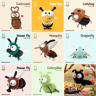 Taiwan Shipping Fun Mosquito Pendant Doll Key Ring Dodom Plush Toy Gift Exchange