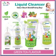 FIFFY Baby Bottle liquid cleanser Wash cuci botol 400ml bottle or 750 bottles or 600ml refill pack