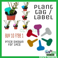 Plant Tags / Label Garden Flower Tag T-Type Nursery Label Plastic Label Tag Waterproof Tanda Nama Pokok Tag Pokok Pasu