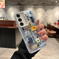 Internal Circuit Pattern Unique High-End Trendy Shock-resistant Phone Case Suitable for Samsung S25P