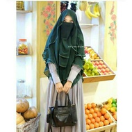 Khimar Jilbab Farfala Lite Set Original Butterfly Butterfly Veil From Hijabisme