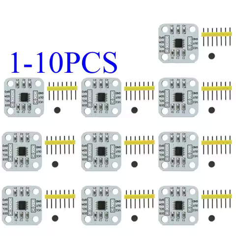 1-10pcs AS5600 Magnetic Encoder Induction Angle Measurement Sensor Module 12bit High Precision