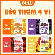 Tray of 8 bottles of C Gulu Foods Gummy Candy, Lightly Sweet Fruit Flavor, Delicious and Easy to Eat