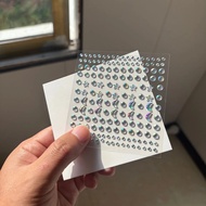 DIY鲜花花束半圆珍珠贴带胶免胶水钻石面部眼妆装饰妆前亮钻点缀现货26.8.17