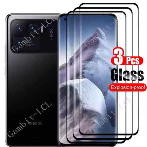 1-3PCS 3D Curved Full Tempered Glass For Xiaomi Mi 11 Ultra Protective ON Mi11Ultra 11Ultra Mi11 Pro