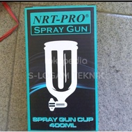 Spray Gun Paint Cup F 75 F 100 400cc Aluminum HI-TEC