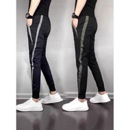 2025 Men's Slim-fit Skinny Pants Thin Pants Harem Striped Leggings Men's Pants