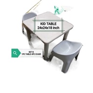 Kids table set monoblock kid table with chair (for other logistic sf not yet included)