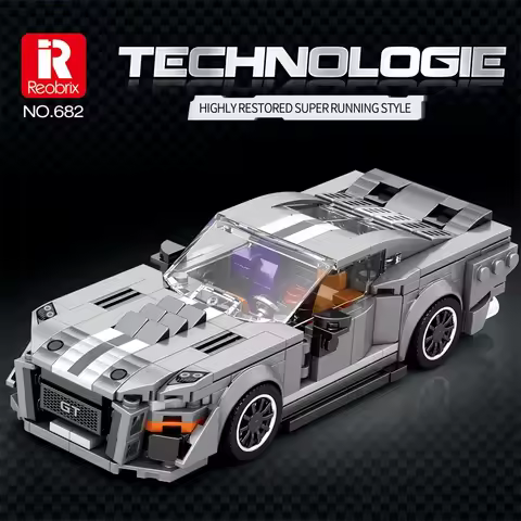 437PCS Sports Car Building Blocks City Speed Classic Vehicle Series 1:24 Scale Model Children’s Holi