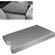 1 PC Car Armrest Protection Pad, 15.3" x 12.6" x 2.6" Jumping Chair Checkered Leather Center Console