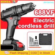 SENDA Cordless Drill 9980FV Hammer Drill Screw Drill Hand Drill Li-on Electric Screwdriver Drill 1 B