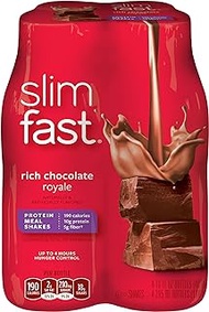 SlimFast Rich Chocolate Royale Ready To Drink Shakes, 4 Count