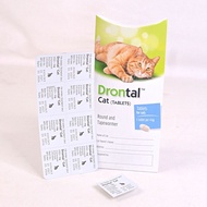 Obat Cacing Kucing DRONTAL For Cat 1tablet