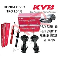 FRONT & REAR GAS SHOCK ABSORBER HONDA CIVIC TRO (1.5,1.8) (F- R/H333M110, F- L/H333M111) (REAR-341M0