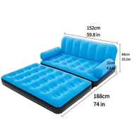 Bestway Sofa Bed Inflatable Air Double Inflatable Mattress Lazy Bed Recliner Foldable Mattre