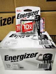 Energizer Max E91 ถ่านอัลคาไลน์ - AA / LR6 (แพ็ค4ก้อน) เอ็นเนอร์ไจเซอร์แม็กซ์ EXP.12-2033