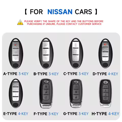 Genuine Leather Car Key Case Cover Key Bag For Nissan Quest MPV Elgrand NV200 Evalia Serena Protect 