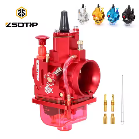 ZSDTRP CNC PWK Carburetor 28 30 32 34mm Universal Racing Carburetor for 2T 4T Engine Motorcycle Scoo