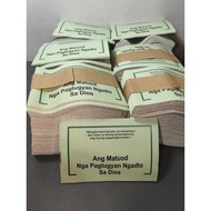 Cebuano Tracts Booklet Gospel Ang Matuod Nga Pagtugyan(480 pcs )
