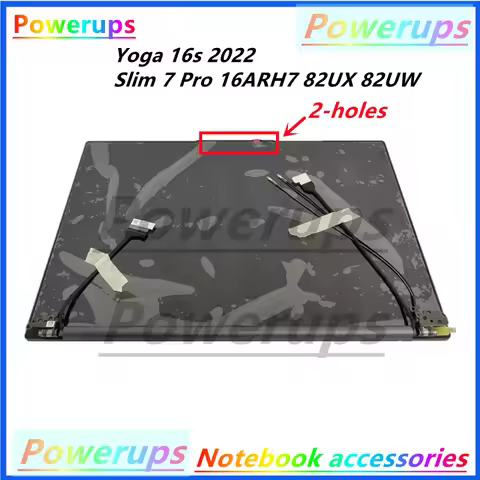 New A+ Laptop LCD/LED Touch Screen Frame Assembly Half 1set For Lenovo Yoga 16s 2022 Slim 7 Pro 16AR