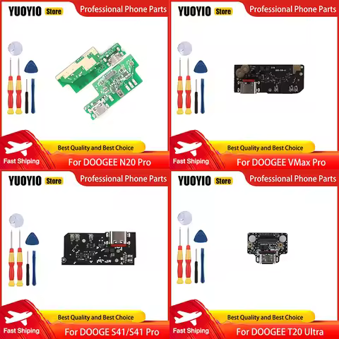 Charging Board For DOOGEE DK10 N20 Pro V Max Plus V Max Pro S41 Pro T20 Ultra USB Port Board Micphon