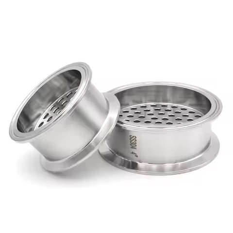 SS304 Sanitary Stainless Steel Filter Plate Extractor 1.5"2"2.5"3"4" Tri Clamp For Homebrew Distilla