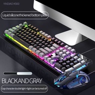 Gaming Keyboard Set Mechanical Backlight RGB Esport For PC Laptop