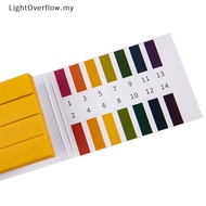 [LightOverflow] 80 Strips/pack PH Test Strips Full PH Meter PH Controller 1-14st Indicator Litmus Tester Paper Water Soilsg Kit Factory [MY]