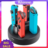 4 in 1 Controller Charging Docking Station 5V 2A for Nintendo Switch Joy-Con Pro