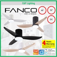 [Installation Promo] Fanco CO-Fan Rito 3 46" / 52" Smart Wifi 3 Blades DC Ceiling Fan with LED and Remote